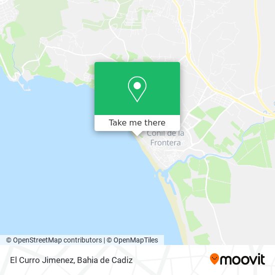 El Curro Jimenez map
