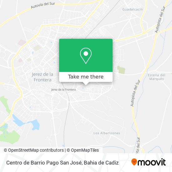 Centro de Barrio Pago San José map