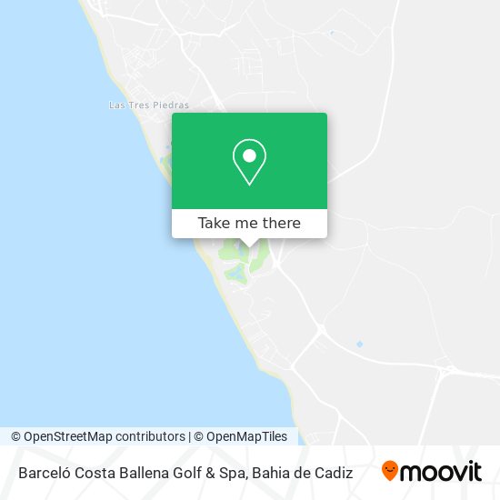 mapa Barceló Costa Ballena Golf & Spa