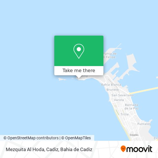 Mezquita Al Hoda, Cadiz map