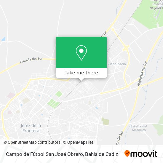 Campo de Fútbol San José Obrero map