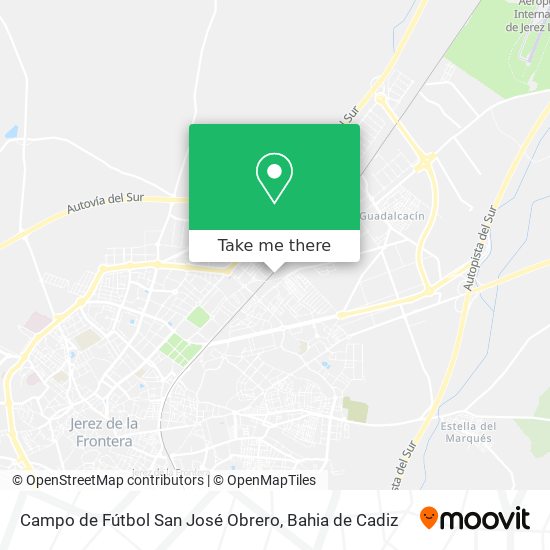 mapa Campo de Fútbol San José Obrero