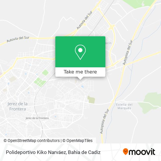 Polideportivo Kiko Narváez map