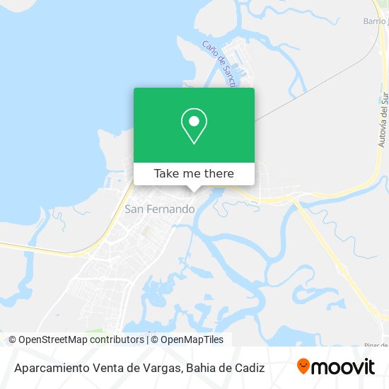 mapa Aparcamiento Venta de Vargas