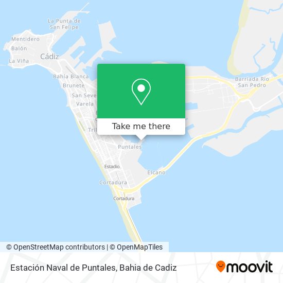 mapa Estación Naval de Puntales