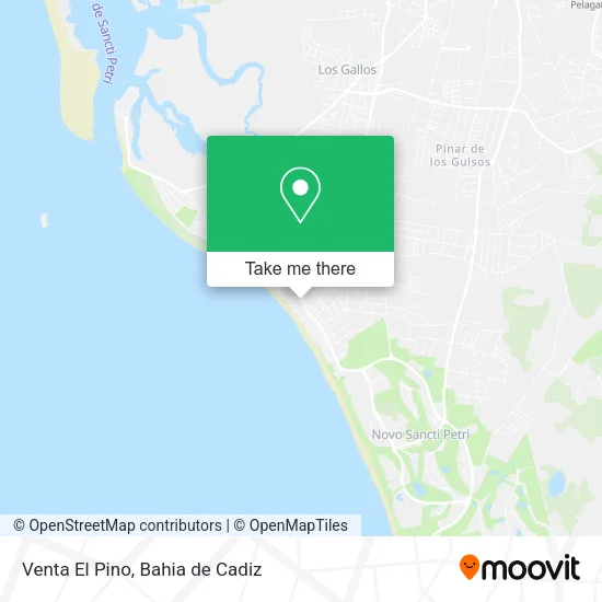 Venta El Pino map