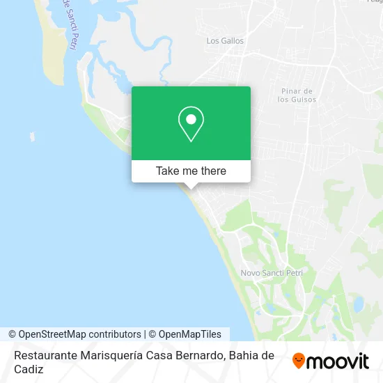 Restaurante Marisquería Casa Bernardo map