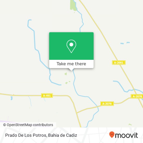 Prado De Los Potros map