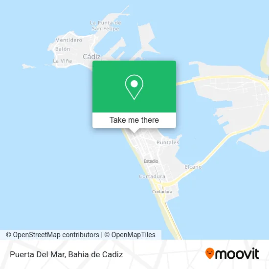 Puerta Del Mar map