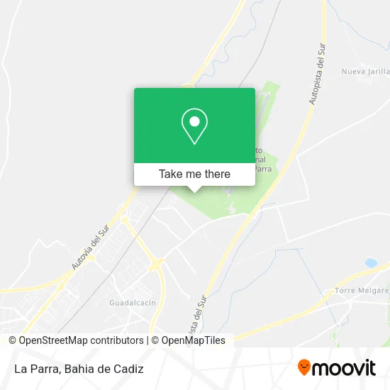 La Parra map