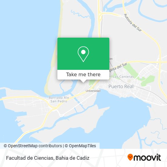 Facultad de Ciencias map