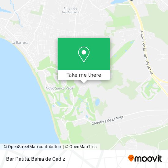 mapa Bar Patita