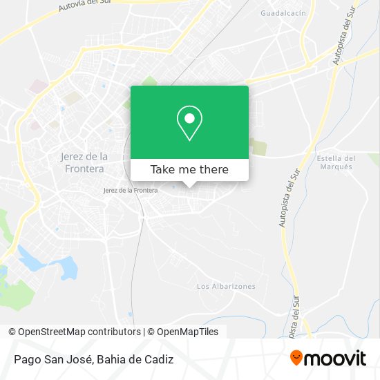 Pago San José map