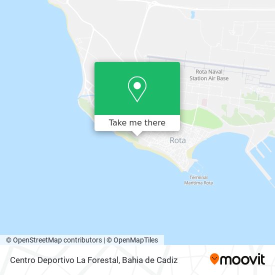mapa Centro Deportivo La Forestal