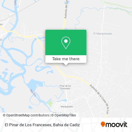 El Pinar de Los Franceses map