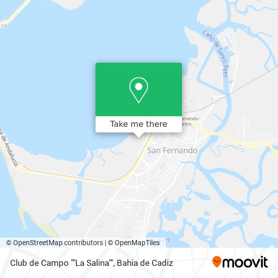 Club de Campo ""La Salina"" map