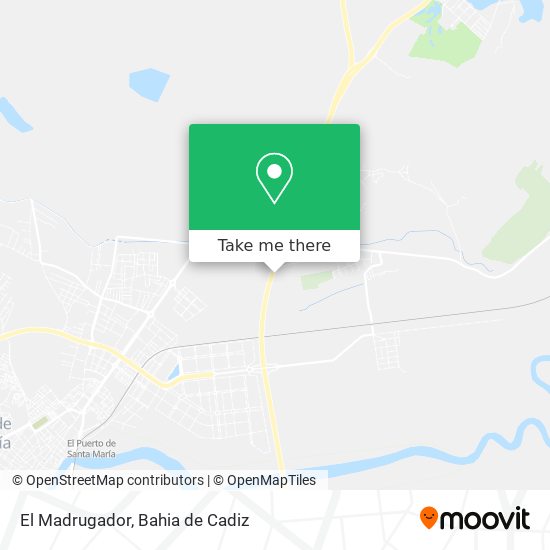 El Madrugador map