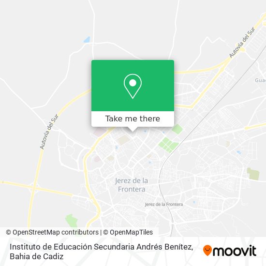 mapa Instituto de Educación Secundaria Andrés Benítez