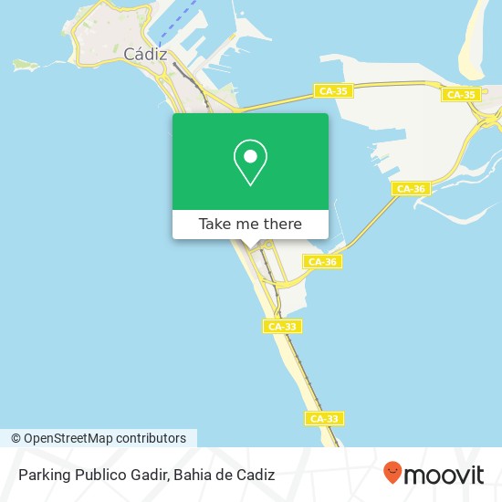 Parking Publico Gadir map