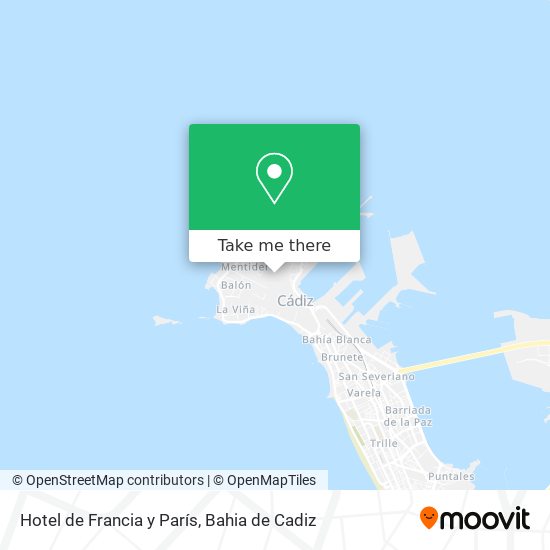 Hotel de Francia y París map