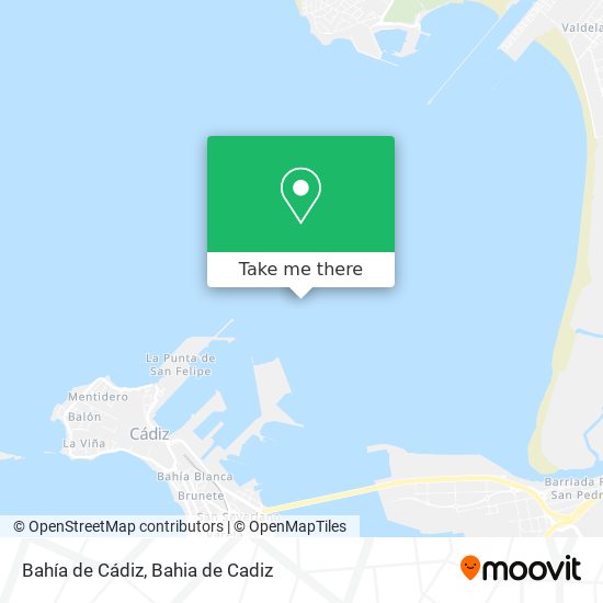 Bahía de Cádiz map