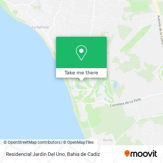 Residencial Jardin Del Uno map