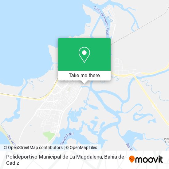 Polideportivo Municipal de La Magdalena map