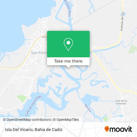 Isla Del Vicario map