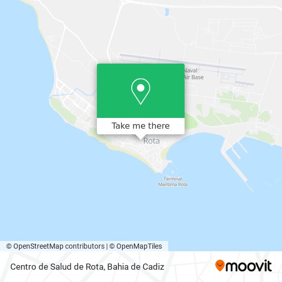 mapa Centro de Salud de Rota