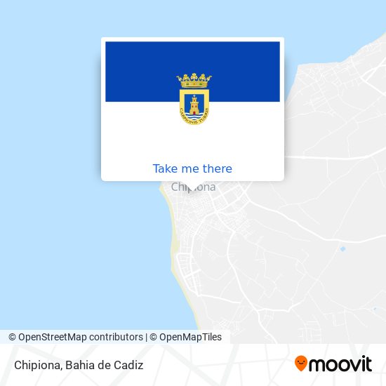 Chipiona map