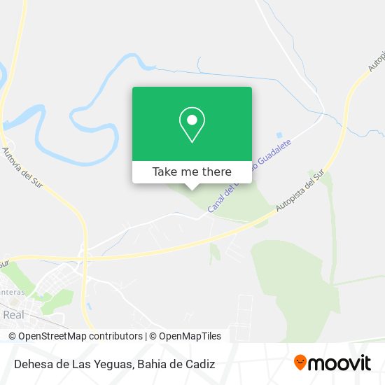 Dehesa de Las Yeguas map