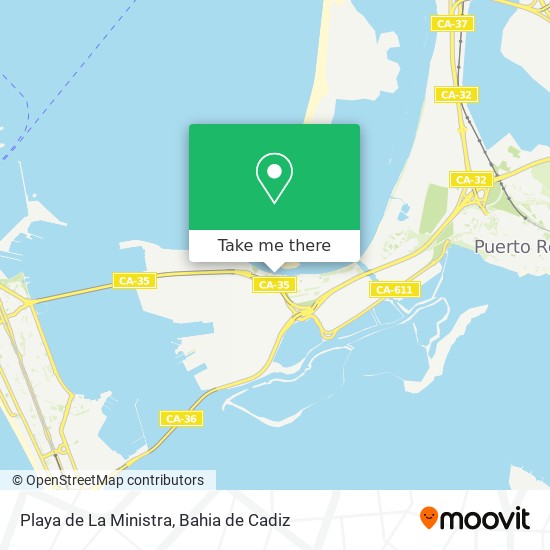 mapa Playa de La Ministra