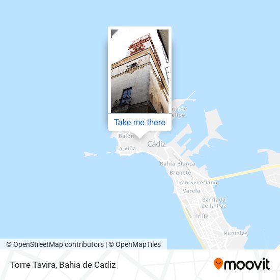 Torre Tavira map