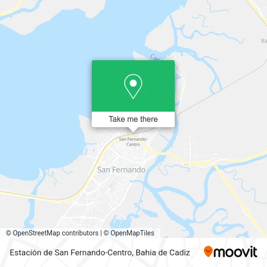 Estación de San Fernando-Centro map