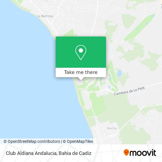 Club Aldiana Andalucia map