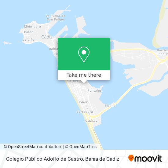 mapa Colegio Público Adolfo de Castro