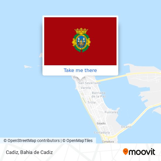 mapa Cadiz