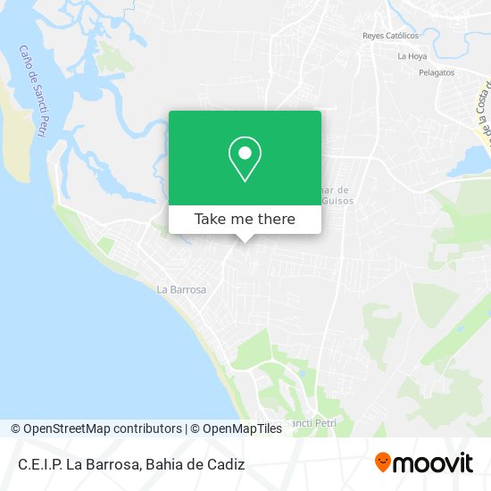 C.E.I.P. La Barrosa map