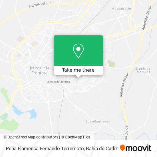 Peña Flamenca Fernando Terremoto map