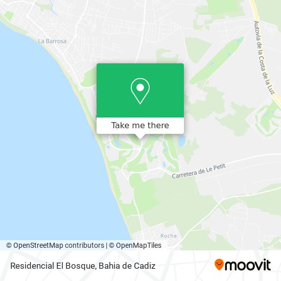 Residencial El Bosque map