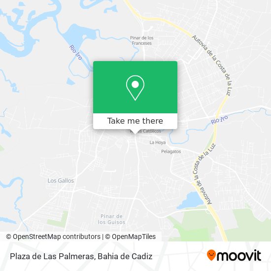 Plaza de Las Palmeras map