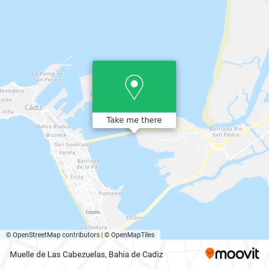 mapa Muelle de Las Cabezuelas