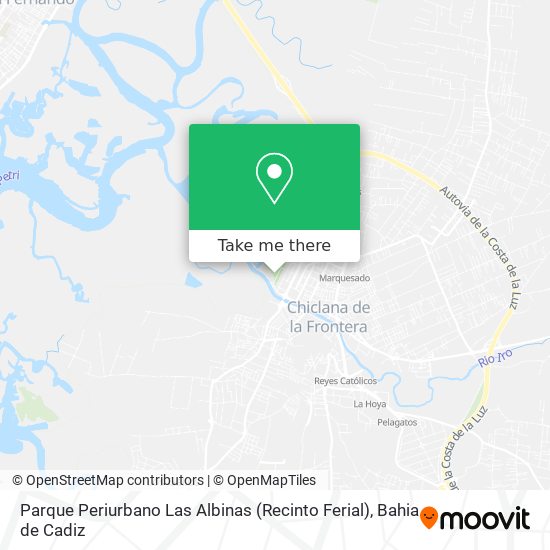 Parque Periurbano Las Albinas (Recinto Ferial) map