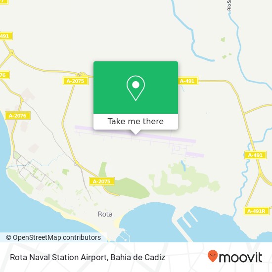 mapa Rota Naval Station Airport