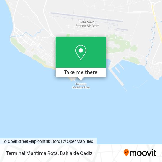 Terminal Marítima Rota map