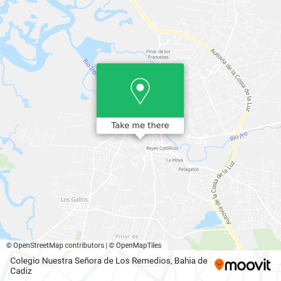 mapa Colegio Nuestra Señora de Los Remedios