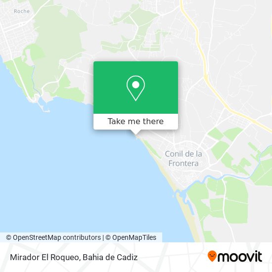 Mirador El Roqueo map