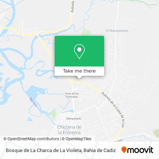 Bosque de La Charca de La Violeta map