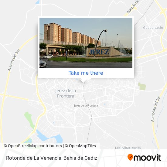 Rotonda de La Venencia map