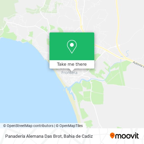 Panadería Alemana Das Brot map